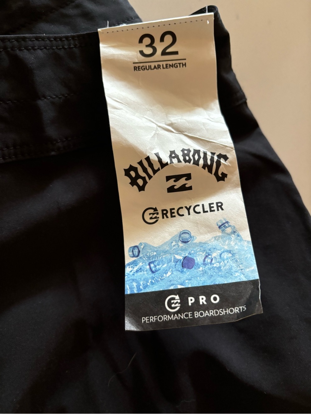 Billabong Black Men's Boardshorts with Drawstring